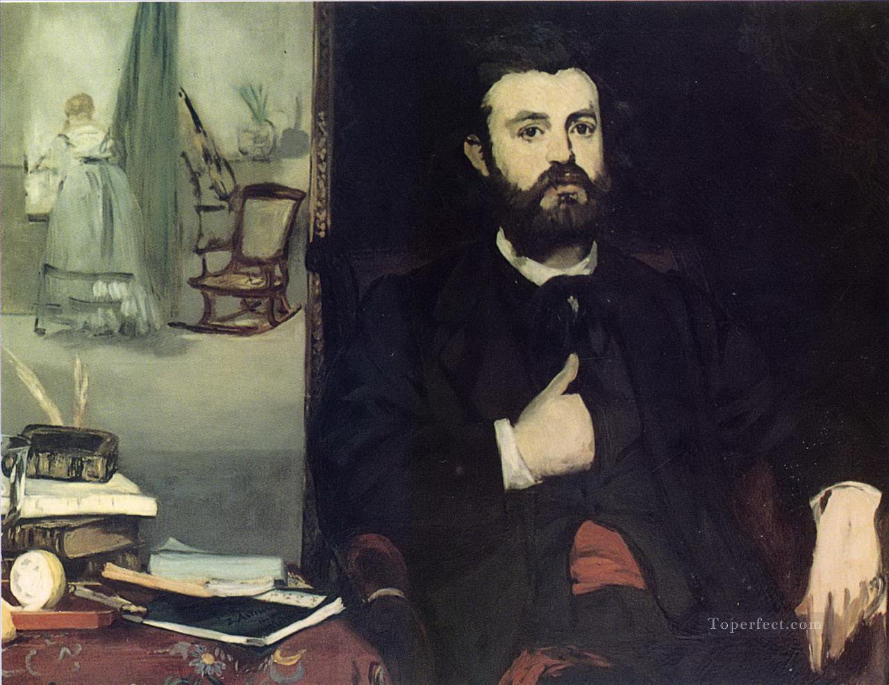 Portrait of Zacharie Astruc Eduard Manet Oil Paintings